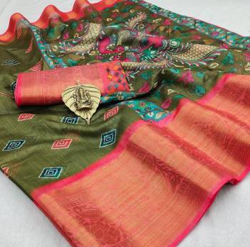 Meraki Vol 4 By Sagar Impex Soft Linen Saree Collection